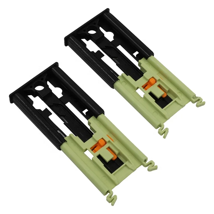 Industrial Plastic Fittings For Furniture Telescopic Drawer Slide Push To Open Damper Buffer