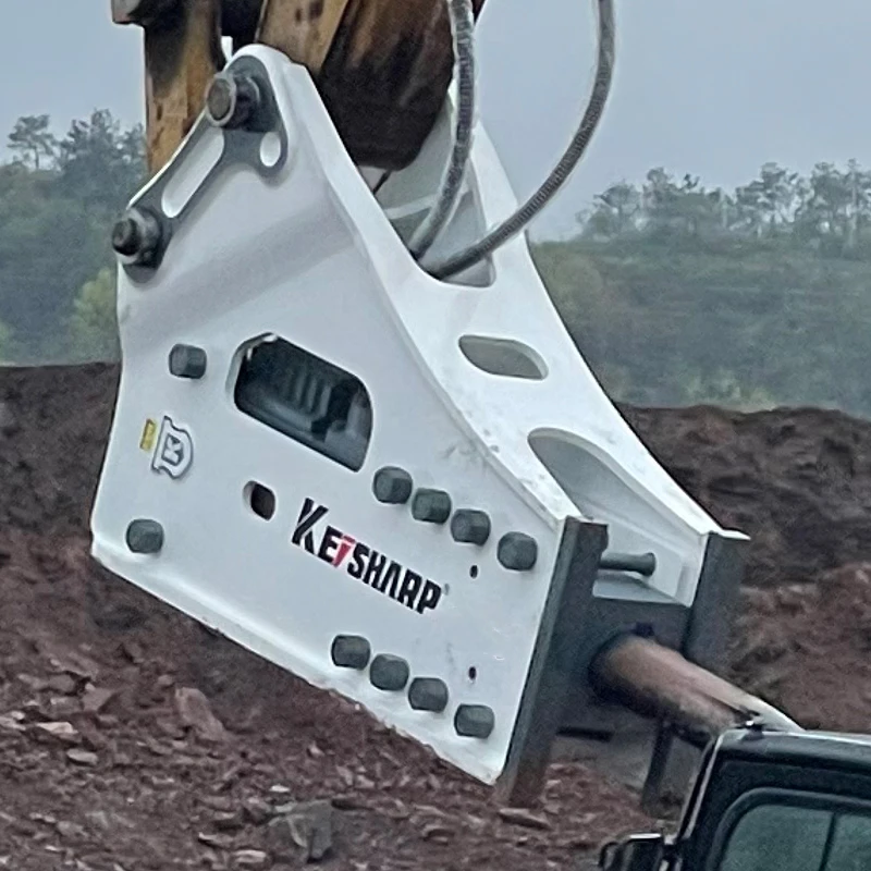 Heavy Duty Pipe Line Fittings Valve Connector Damper Upper Magnetic Panel Mount Excavator Hydraulic Rock Breaker