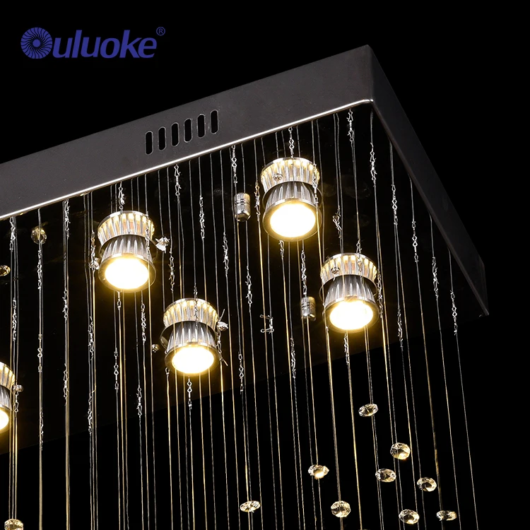 European Style Big Hotel Hanging Elegant Wedding Decoration Ceiling Led Modern Luxury Crystal Chandelier