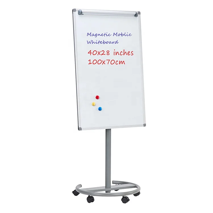 LENAN aluminium frame flipchart easel height adjustable whiteboard magnetic mobile white board flip chart easel with stand price