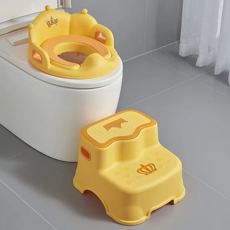 New Crown Design Baby Potty Training Seat With Handle Kids Toilet Seat Reducer Child Portable Toilet Seat Potty Trainer