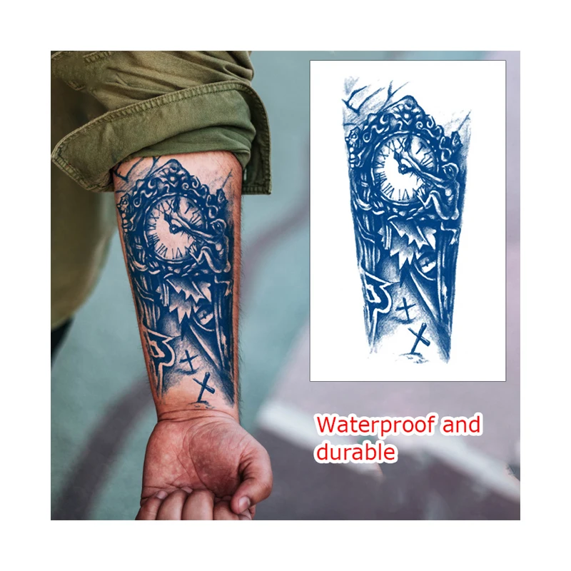 New Herbal Tattoo Sticker Durable Waterproof Eagle Scorpion Web Celebrity Arm Temporary Tattoo Sticker