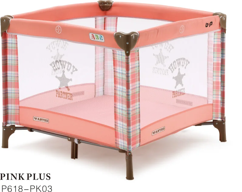 European Standard Baby Playyard Foldable Travel Light Playpen for Toddlers