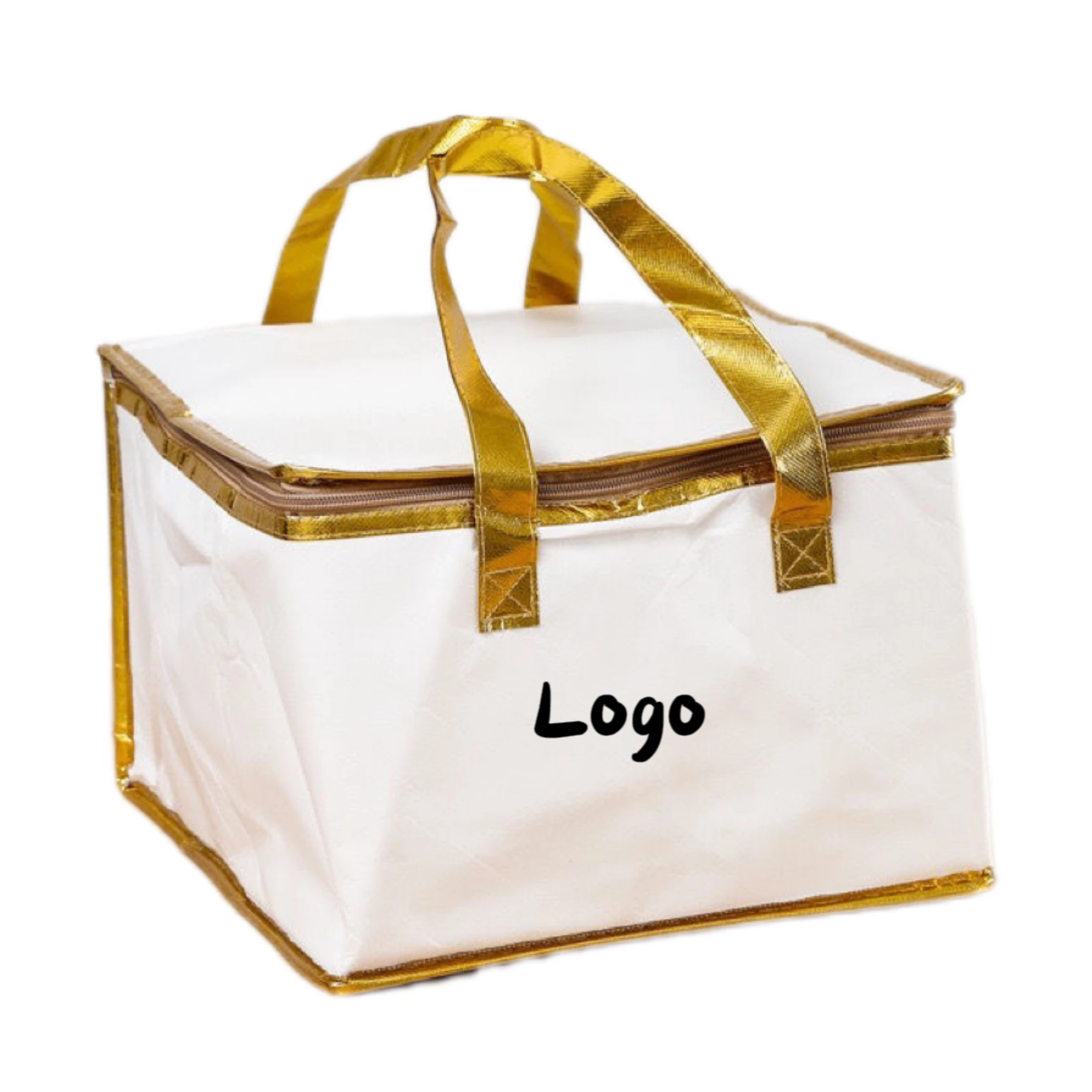 Freezer Cooler Lunch Cooler Bag Thermal Lunch Tote Bag Fashion Lunch Bag Insulated Simple and New Food Aluminum Foil Customized