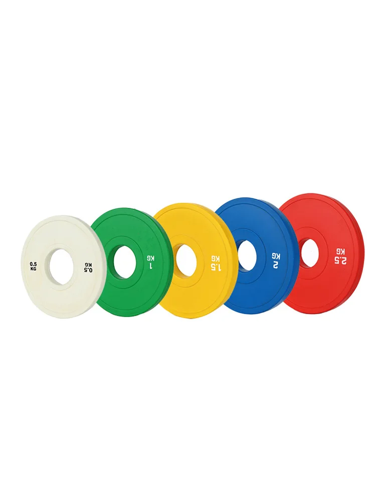 Gym Fitness Rubber Fractional Change Weight Plates With Steel Hub both kg lb available