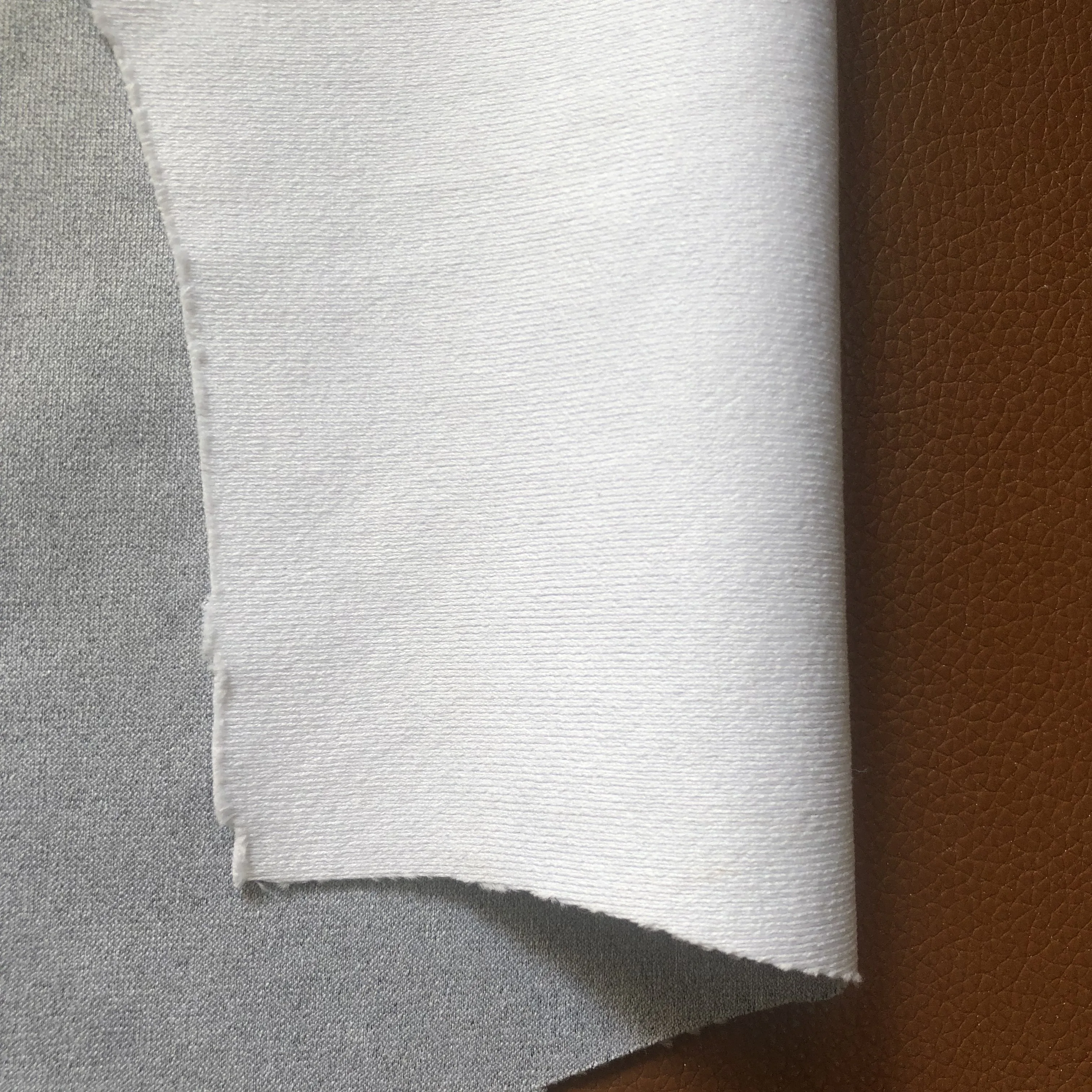 330gsm Dye sublimation grey back display fabric for exhibition block-out display backdrops and front frame system