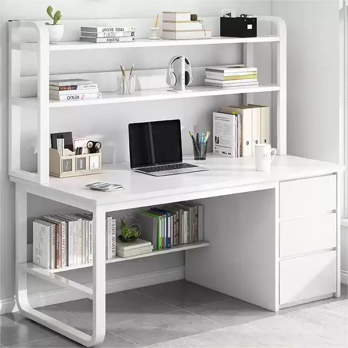 Custom Working Computer Wooden Desk Modern Design Home Study Workstation Table Mdf Office Furniture Manufacturer