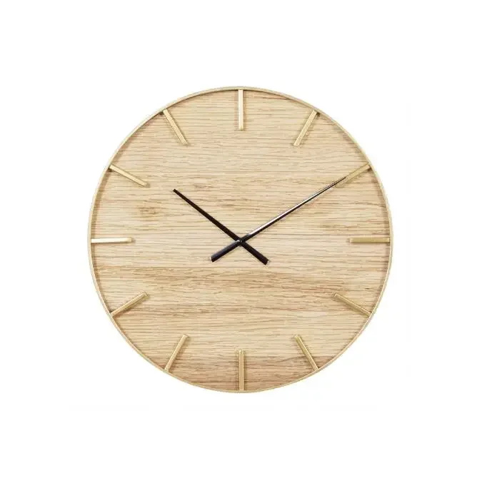 wood resin wall clock and stylish epoxy resin black brown white color wall mounted wall clock for low price