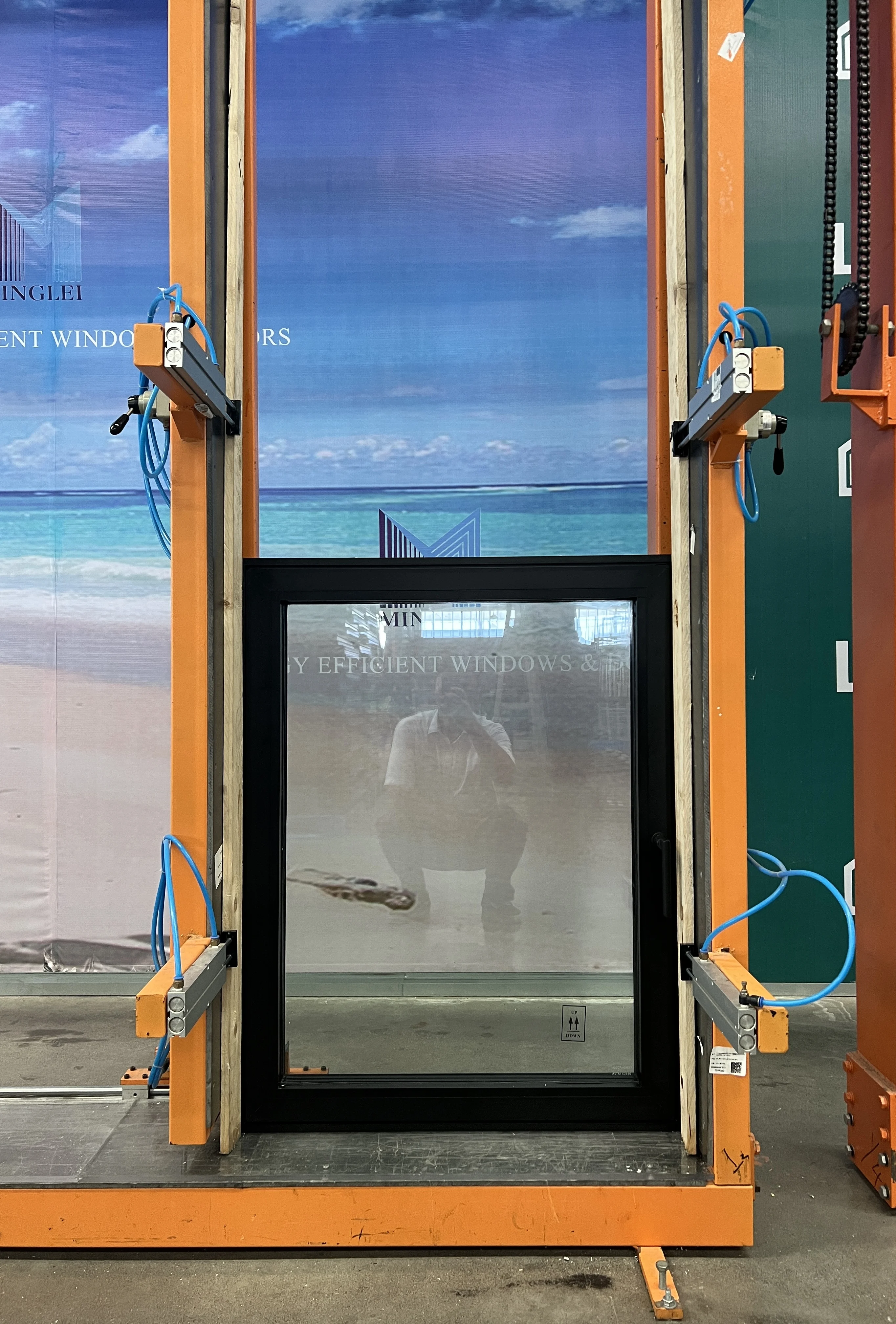 Minglei Aluminum Profile Double Glazed Windows Energy Star Glass triple casement windows Best Tilt and Turn Windows