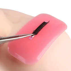 Wholesale Hot Selling Training Mannequin silicone pad Practice Make Up Model Eyelash Extensions Forehead Pads