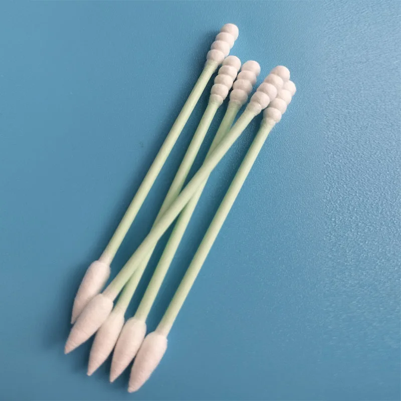 Индивидуальная обернутая зеленая бумажная палочка Qtips Косметическая ватная