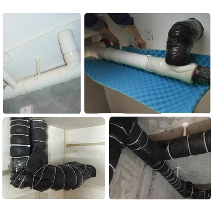 Customized professional pipe insulation foam pipe wrap insulation product acoustic pipe for home