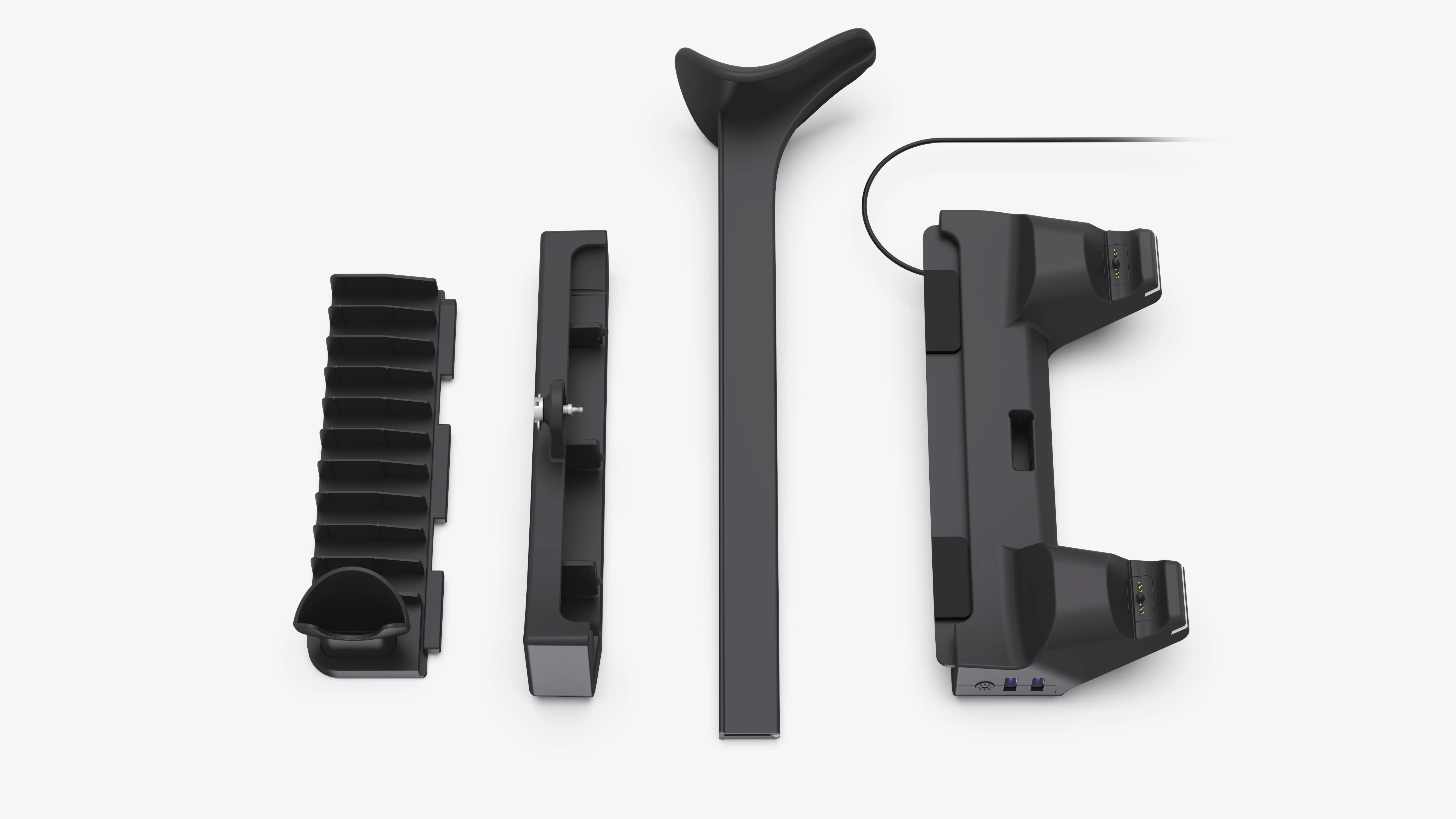 Honcam Horizontal Charging Stand for PS5 Slim Console with 2 USB Ports Base Bracket Holder for PlayStation 5 Slim Console