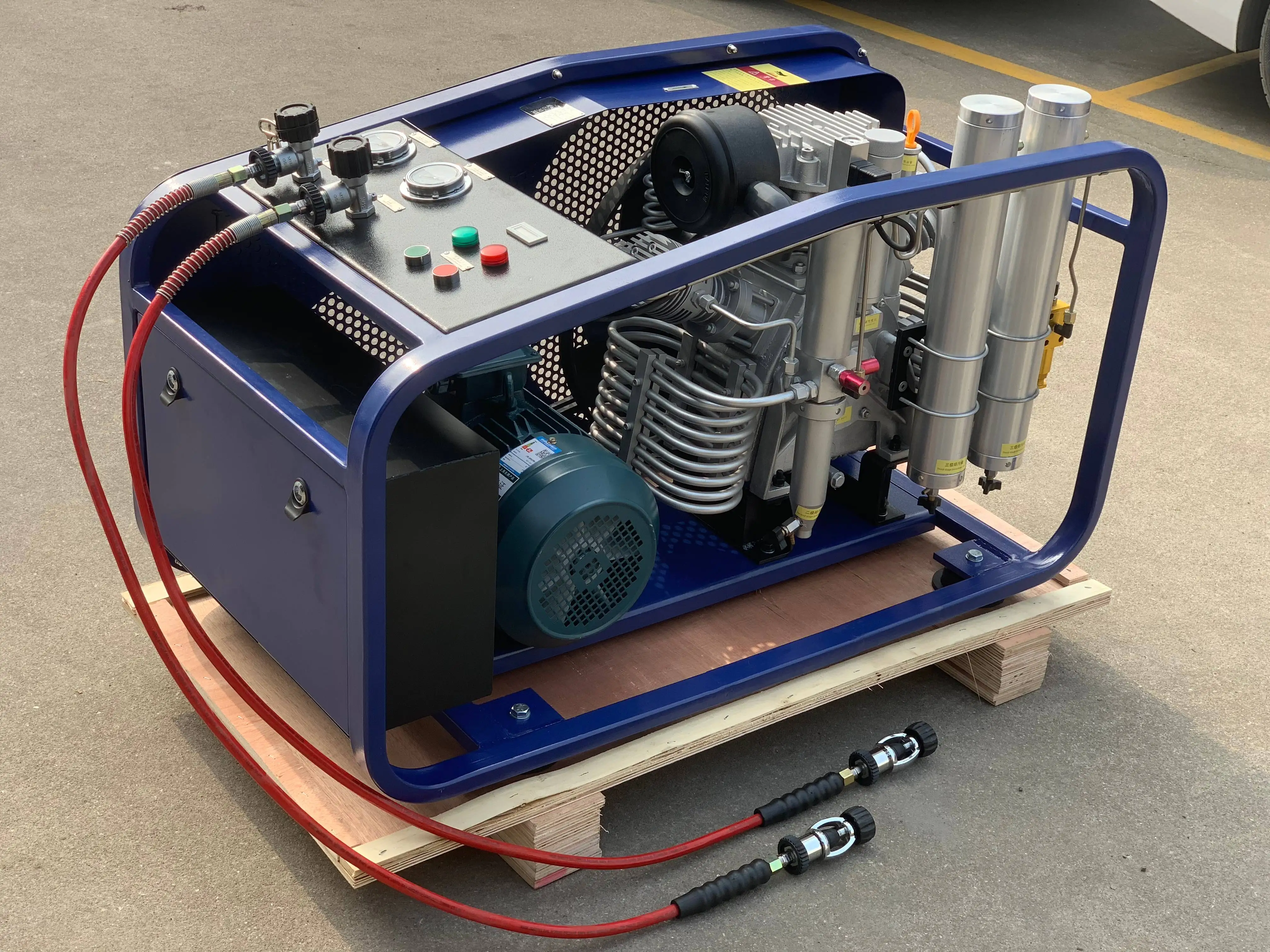 Воздушный компрессор для подводного плавания с высоким давлением 4500psi
