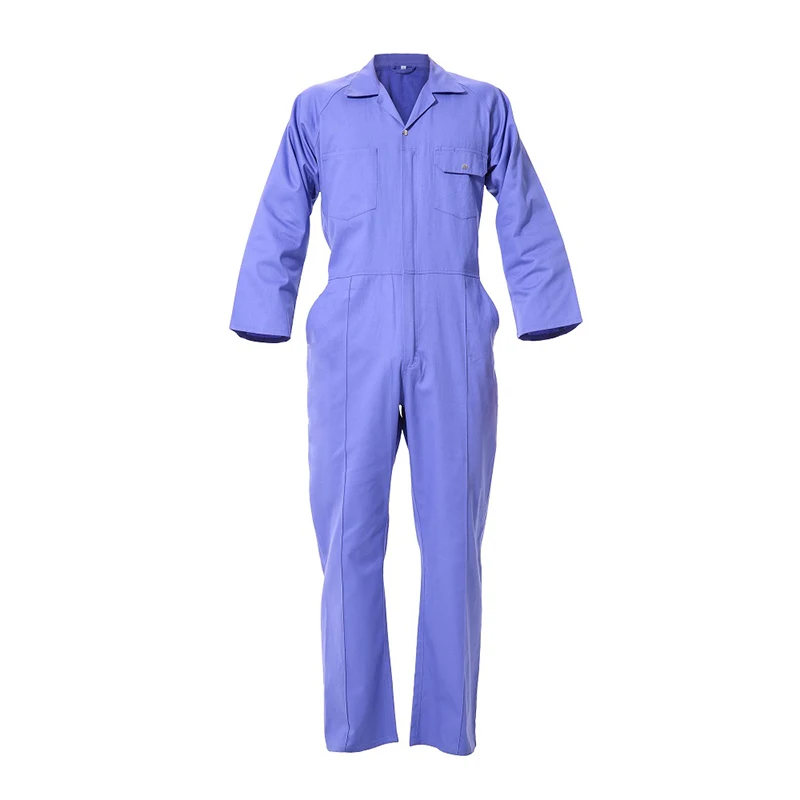 Factory direct sales twill cotton 190gsm safety workwear coverall basic design