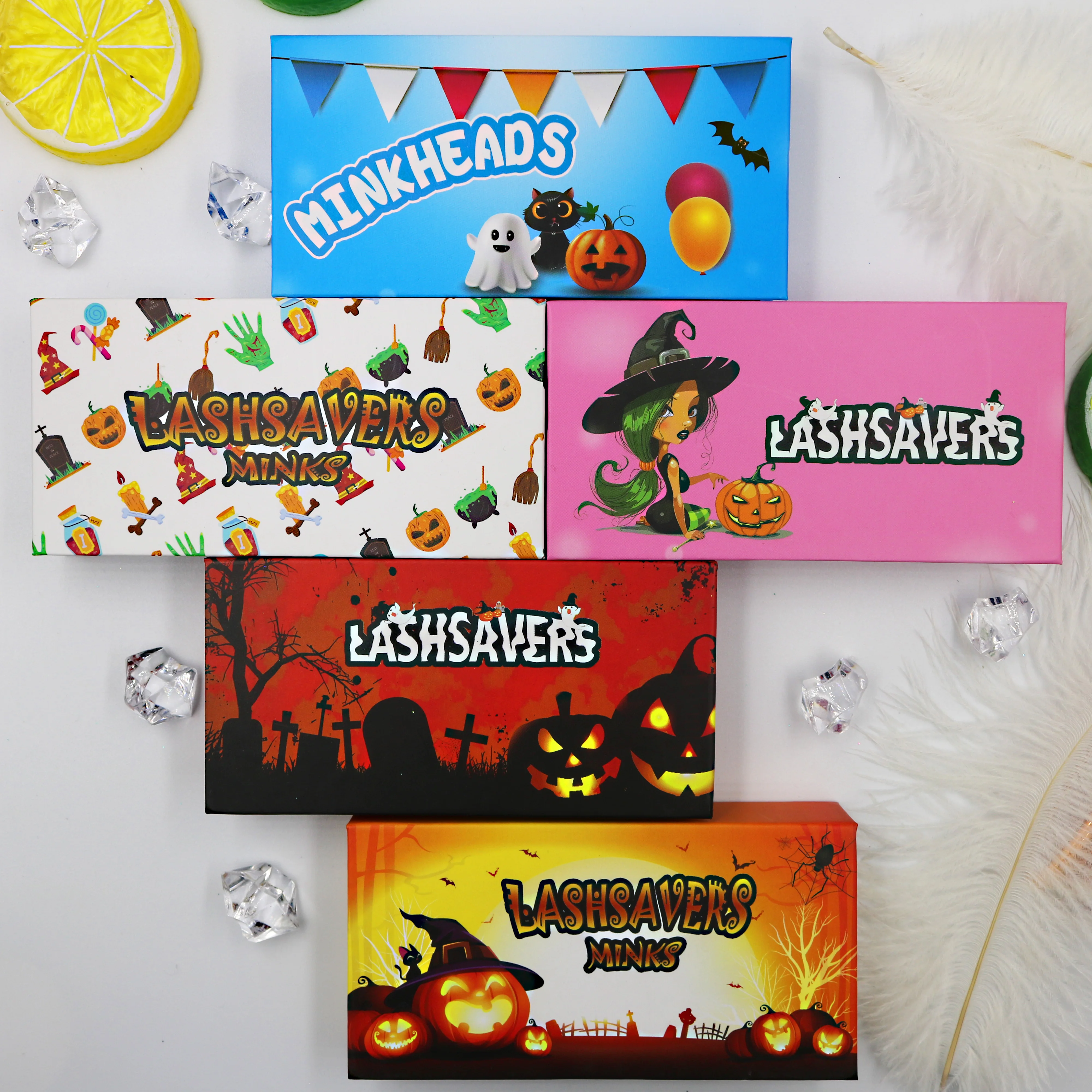 Wholesale Individual Eyelashes 3D Mink lashes Customized eyelash packaging