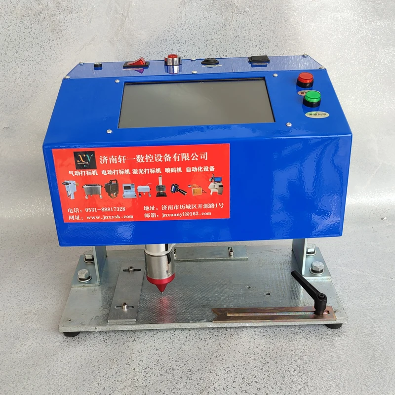 XANYI MARK Portable Electric Handheld Dot Peen Pin Marking Machinery  CNC Nameplate Engraving Marking Marker Machine Italy