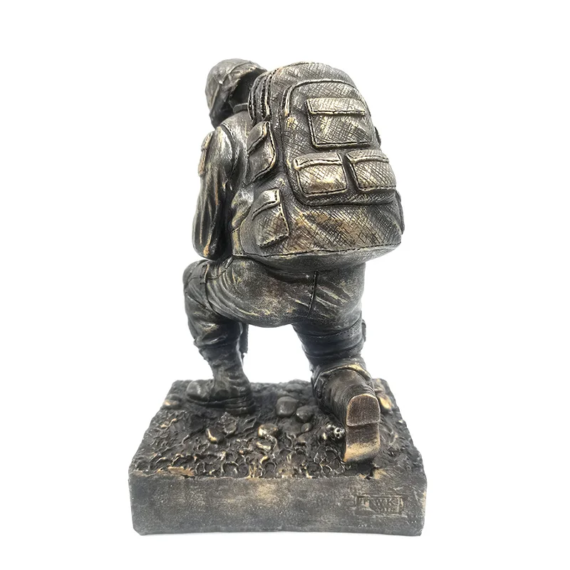 Factory Wholesale man physique bodybuilding statue male and female Barbarian Trophy In Bronze And Custom Color logo figures