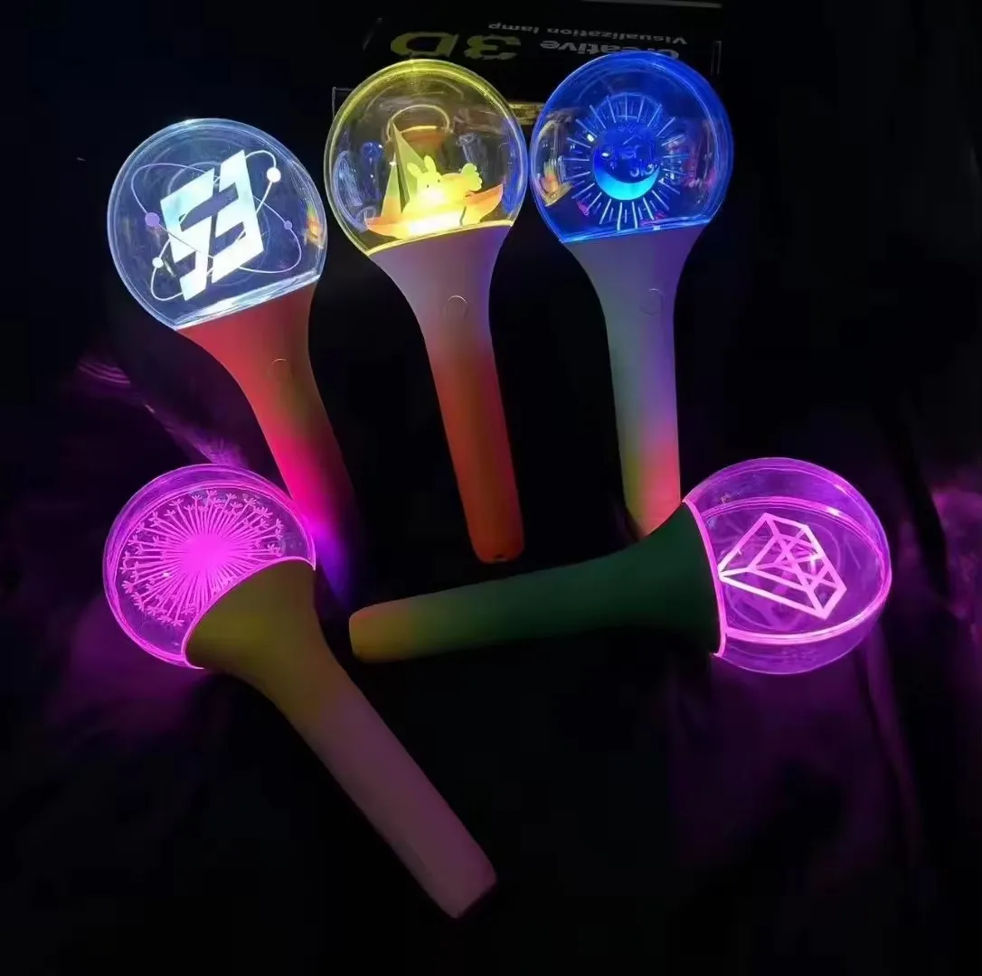 OEM Kpop Official Custom Lightstick Fans Cheering APP Controller Penlight LED Light Stick Glow In The Dark  For Events Concert