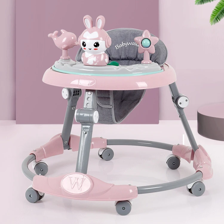4 in 1 Kids Ride-On Toy Baby Balance Walker Exercise Bike Scooter with Seat and Wheels Made of Durable Plastic Frame