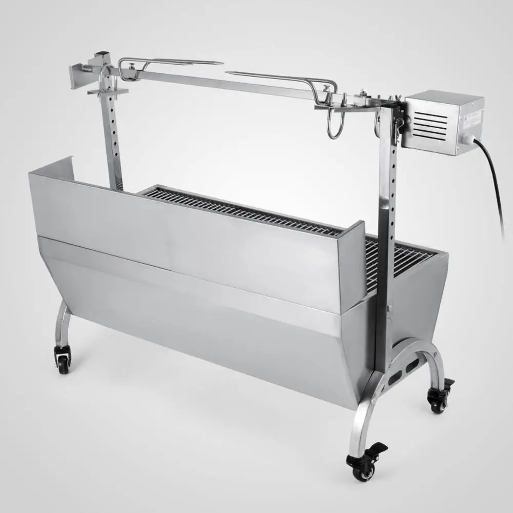 Stainless steel pork commercial charcoal Rotisserie grill spit roaster rotisserie for Heavy Duty