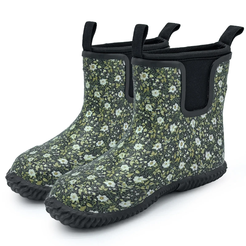 OEM manufacturer rubber shoes for children  100%waterproof Neoprene rain boots kids