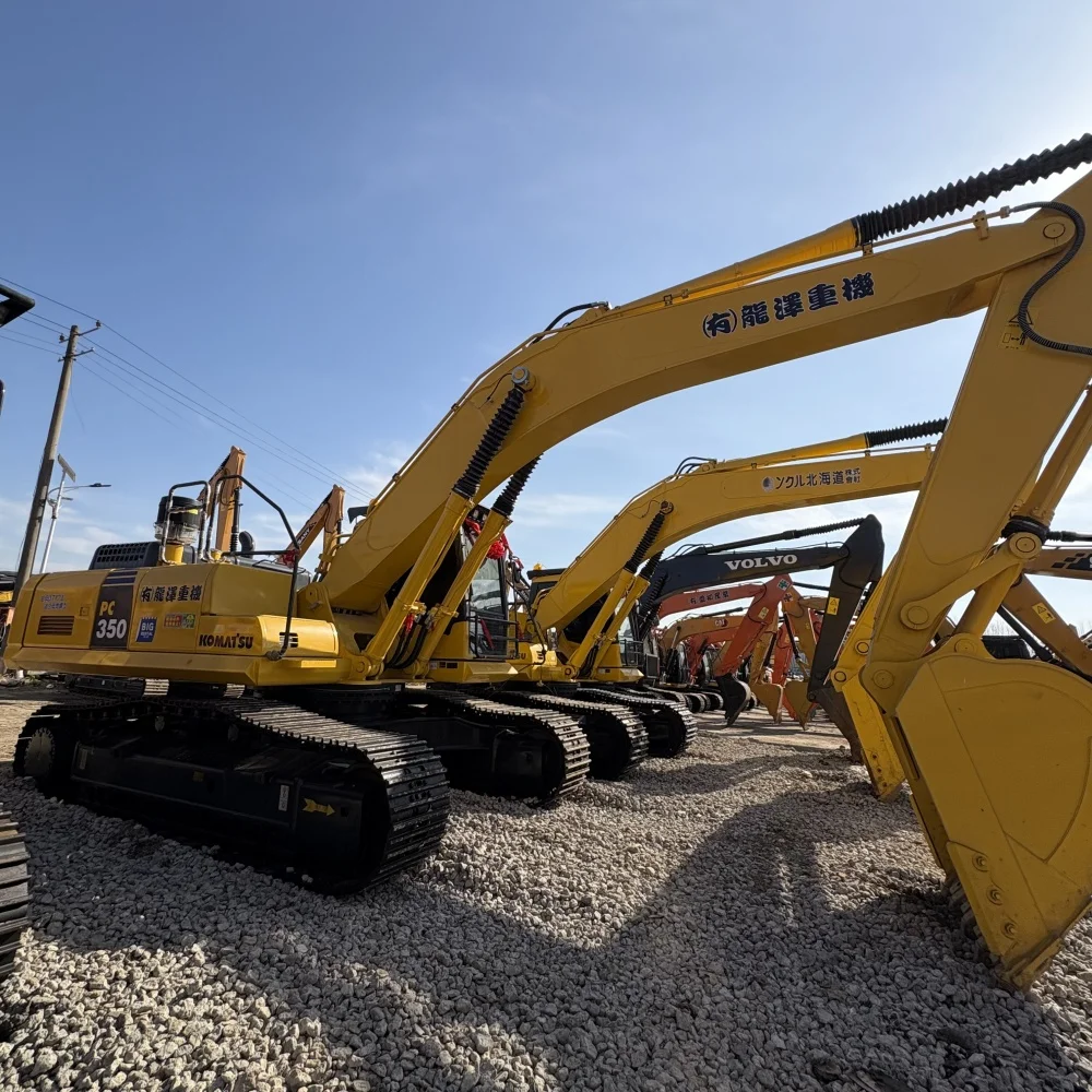 Good Quality Used Komatsu Excavator PC350-7 Used Komatsu PC 200 220 240 350 360 400 480 Excavator for Home Use
