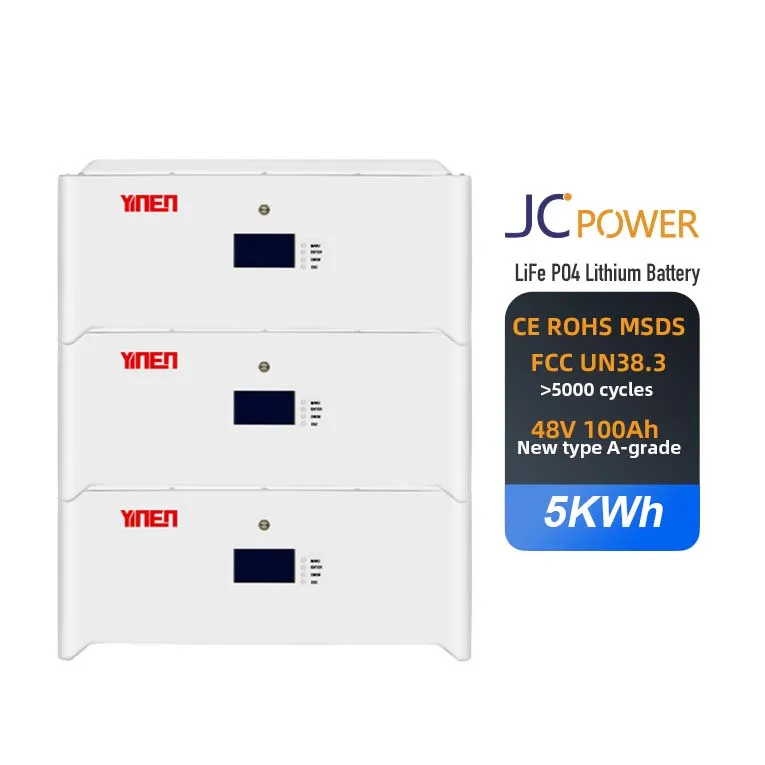 51.2V Stackable Lifepo4 Energy Storage Battery 200Ah 100Ah 51.2V 200Ah 10Kw 48V Lifepo4 Akku Battery Pack With Smart Bms