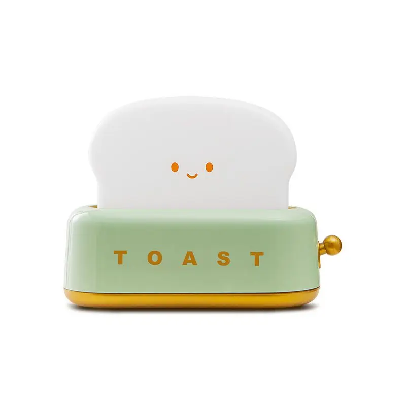 Bread Toast Light Toaster Nightlight Creative Rechargeable Led Lamp Bedroom