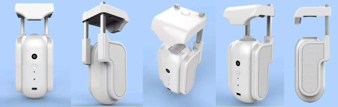 Amazon Alexa Voice Control Curtain Bot Inside Battery Rechargeable Tuya Smart Roman Rod Motor