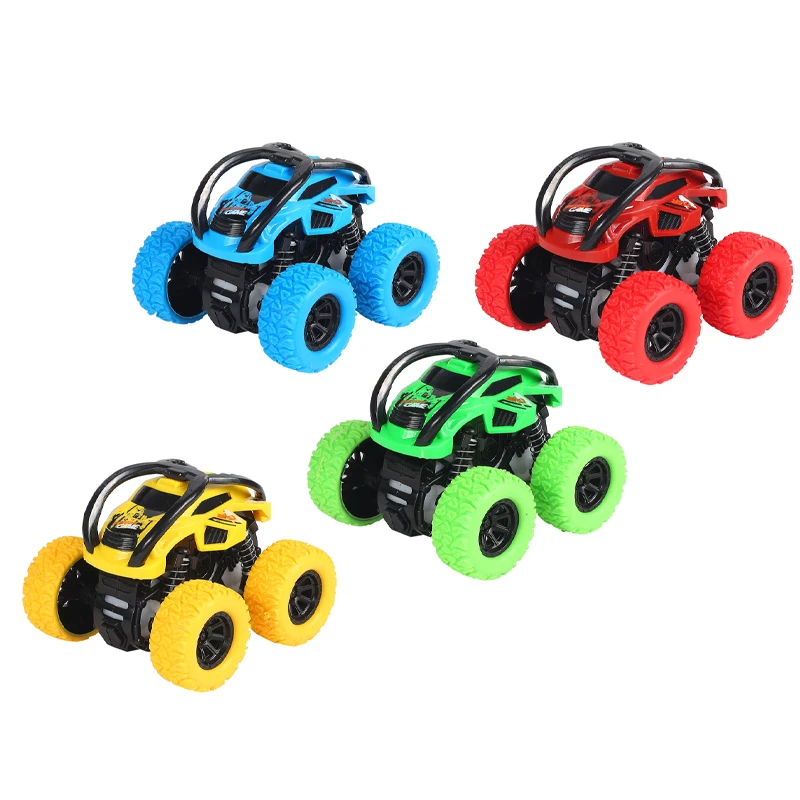 QS New Arrival Friction Power Tumble Climbing Car Multi Style Colorful 4WD Inertia Stunt Off-Road Model Toy Vehicle For Kid Gift
