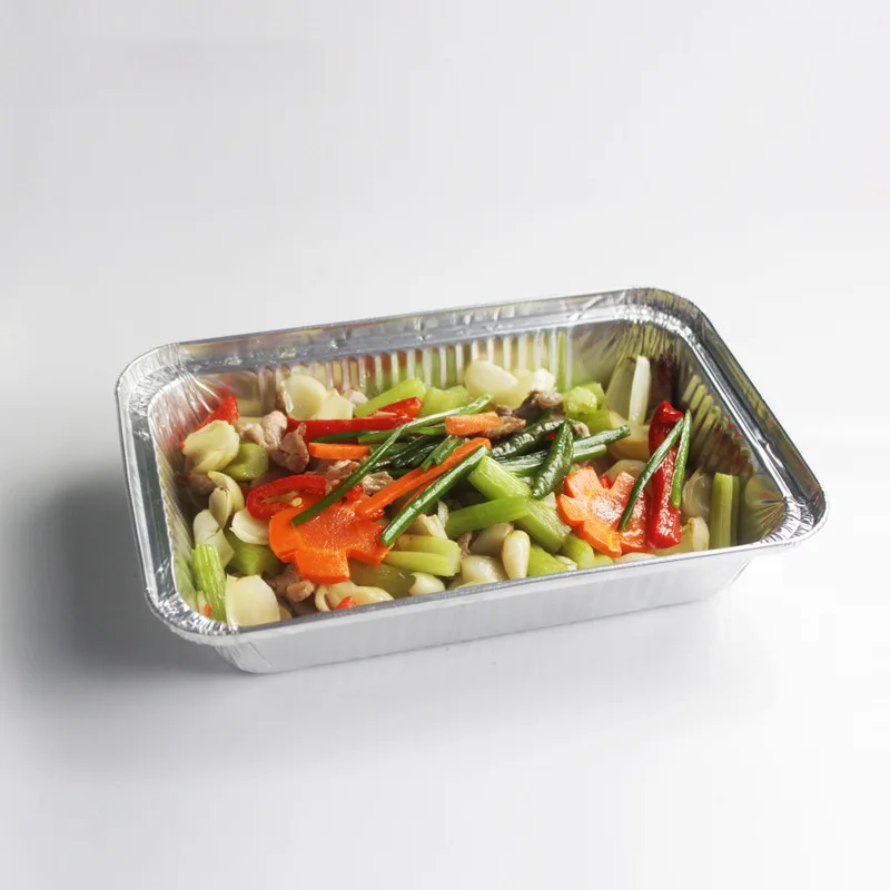 Контейнер из алюминиевой фольги 750 мл, контейнер из алюминиевой фольги с бумажной крышкой Пакистан F1