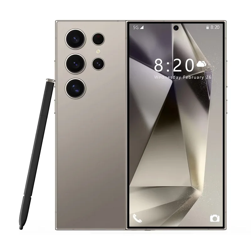 Недорогой оригинальный S24 ультра разблокированный сотовый телефон Android глобальной версии 16 ГБ + 1 ТБ 7 3 дюймов Dual Sim 5g смартфон