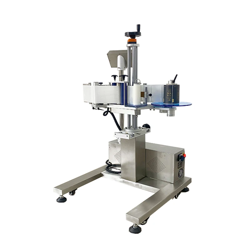 High quality automatic assembly line labeling head etiquetadora for box side labeling machine