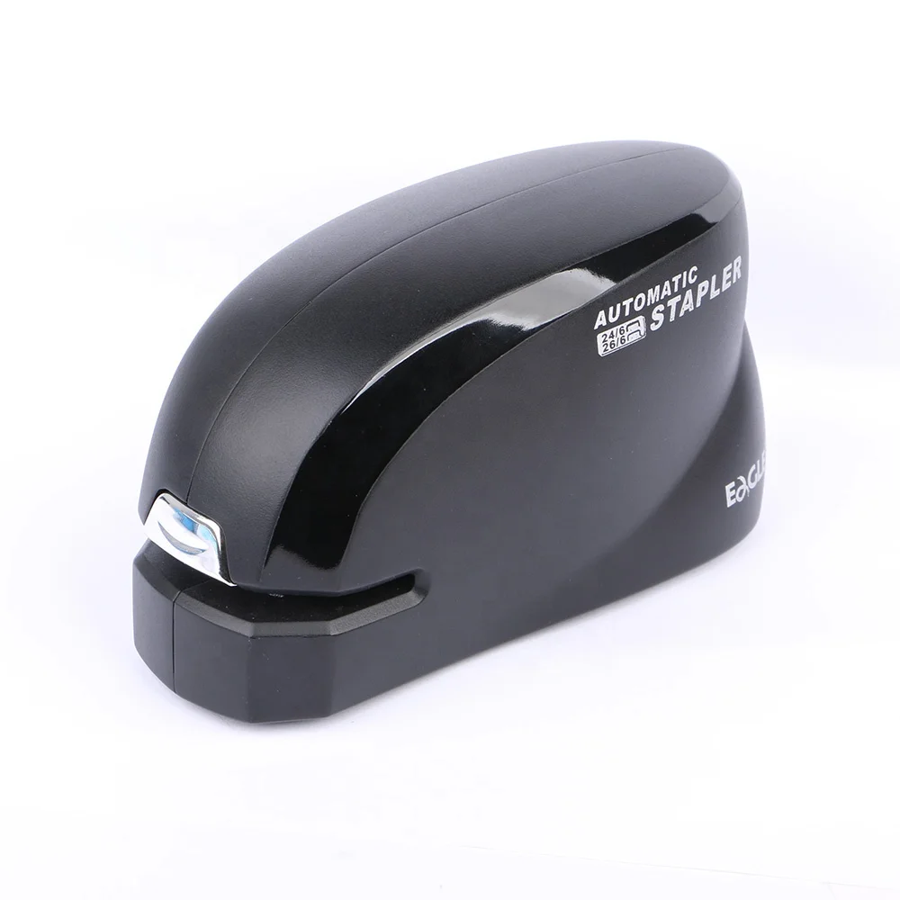 
 Канцелярские товары от производителя Eagle, низкий минимальный заказ, черный Настольный Электрический степлер с автоматическим управлением с адаптером переменного тока или сухими батареями  