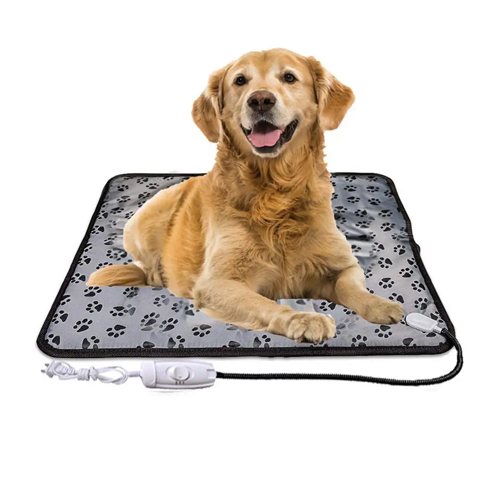 Pet Electric Pad Dog Winter Heating Mat Adjustable Temperature Cat Body Warmer Carpet Waterproof Animal Electric Blanket