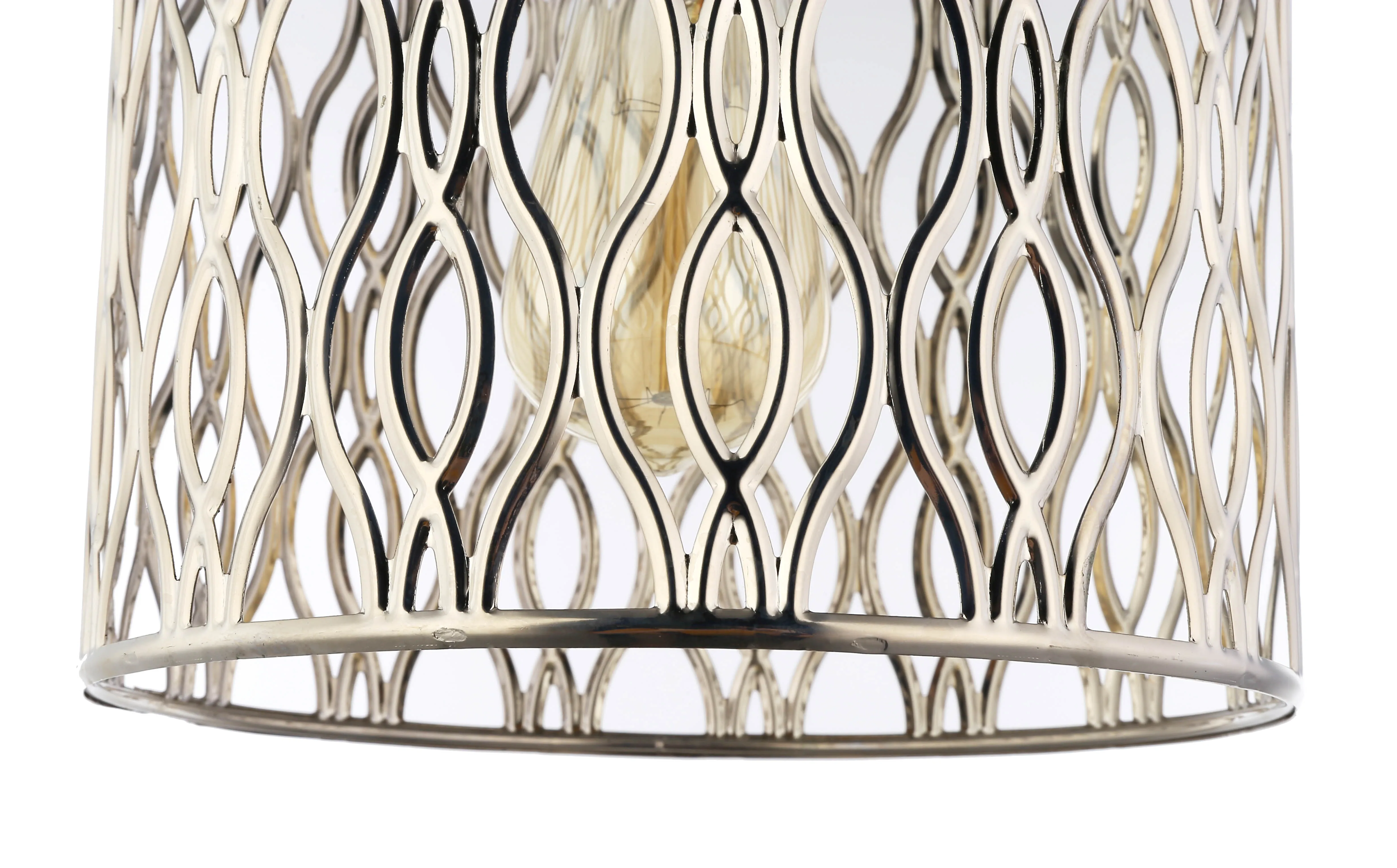 Residential Contemporary Pendant Lamp Plated Lampshade For Room Decorative Light Lamp