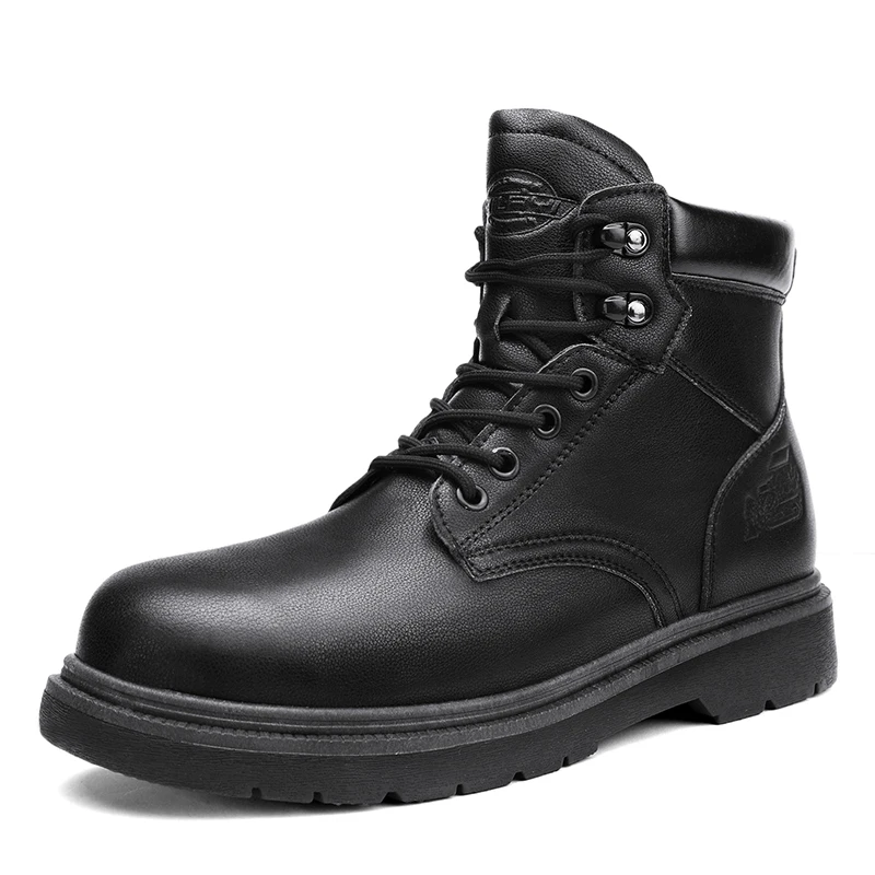 Мужская обувь с низким стальным носком, защитная обувь, водонепроницаемая, износостойкая и устойчивая к сжатию