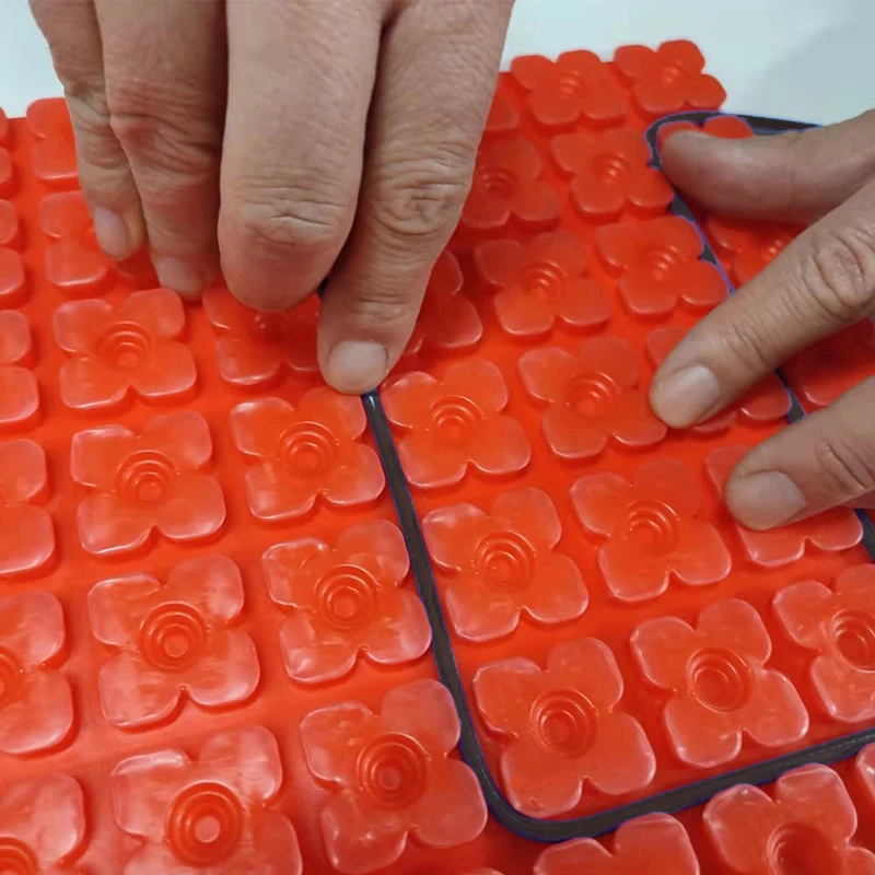 electric underfloor heating film uncoupling waterproofing membrane with 4.0mm cable heating floor system