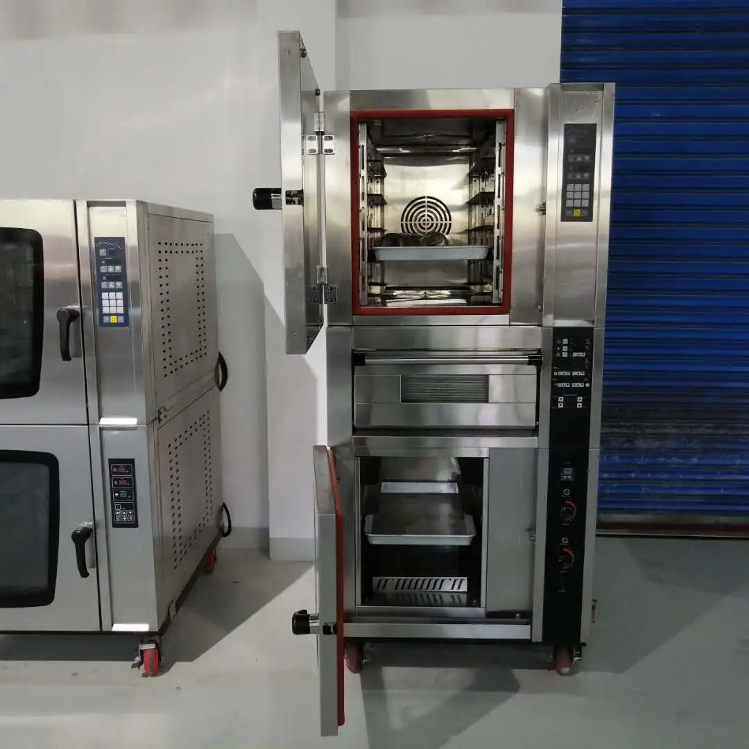 Commercial 3 Kinds Electric Hot air Convection Steamer Oven Ferment Oven Commercial Combination Ovens