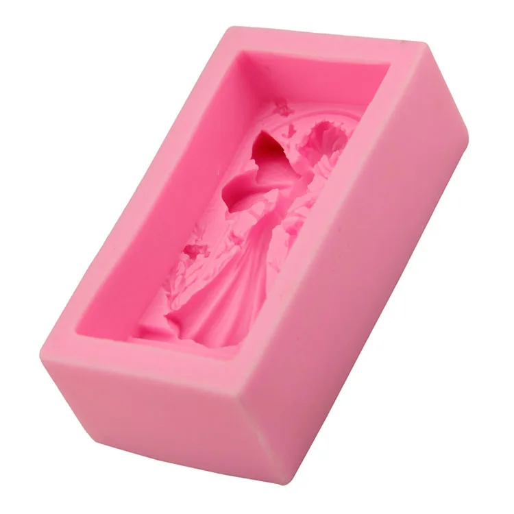 Fairy Angel Silicone Oval Set 3d Baby Silicone Mould Square Handmade Custom Soap Mold For Soap Mold
