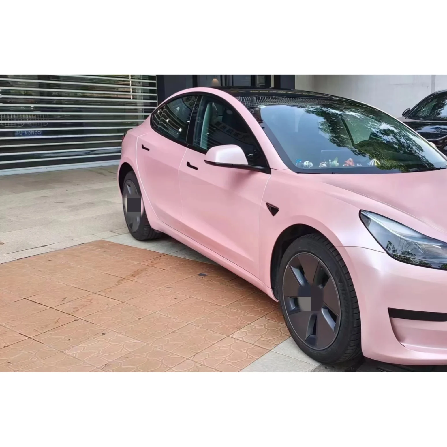 Розовая серия Милая монохромная серия виниловая Автомобильная окрашивающая пленка и автомобильная пленка