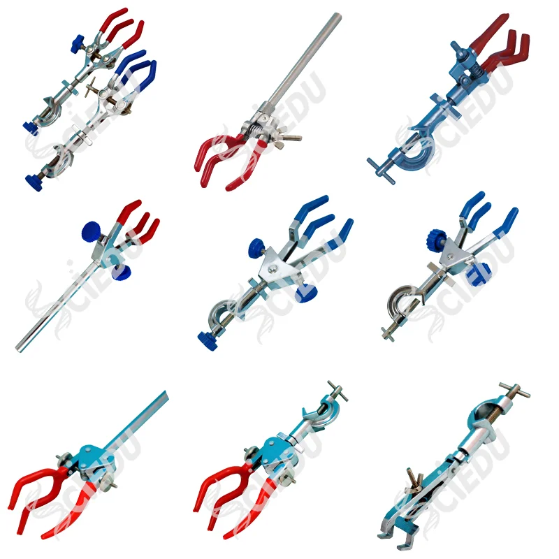 Wholesale price Lab Supplies Laboratory Stands And Clamps Metal/Al Alloy/Plastic-Coated/Chrome plated Cross Clamps For Lab Stand