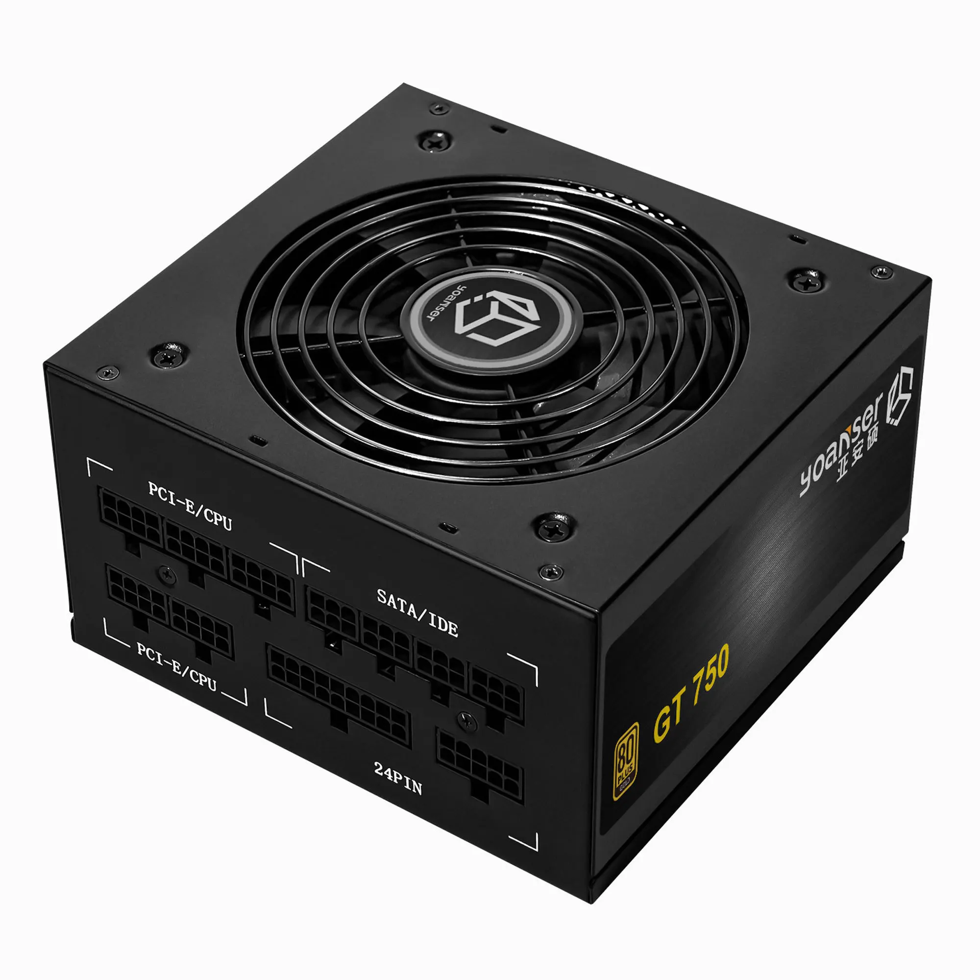 Лидер продаж GT серии 750 Вт 80 плюс золото сертифицированные блоки питания