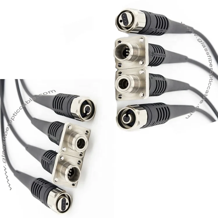 2C 4C Patch Cable ODC to ODC IP68 Waterproof Connector For Fiber Optic Patch Cable
