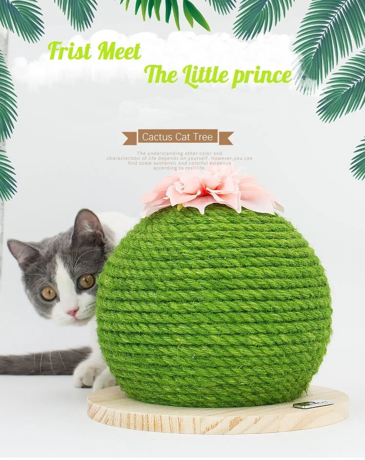 Wholesale New Sisal Mini Cute Small Flower Cactus Cat Tree