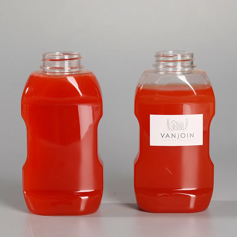 360ml High Quality Clear Refillable PET BBQ Chill Ketchup Tomato Empty Bottle Plastic Sauce Squeeze Bottle with Flip Lid