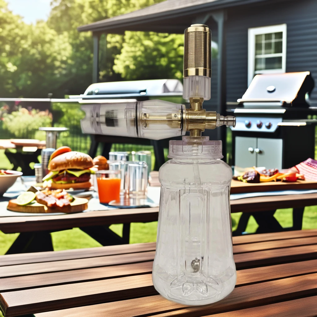 High Quality Quick Connect Adjustable Nozzle Foam Gun Pressure Washer Car Wash Sprayer 1L Bottle Cleaning Industries