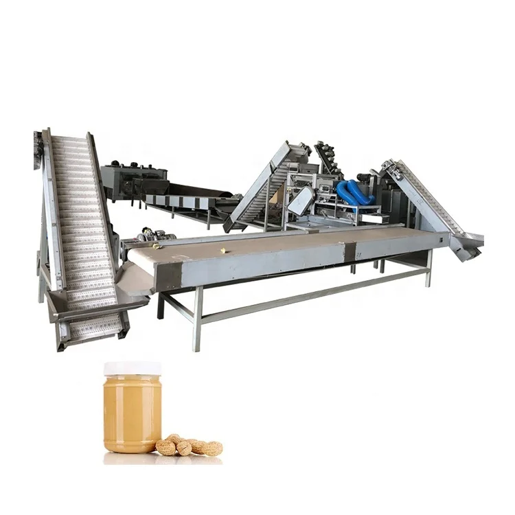 Peanut Butter Processing Production Equipment Plant Line, Automatic Sesame Peanut Paste Butter Making Processing Machine
