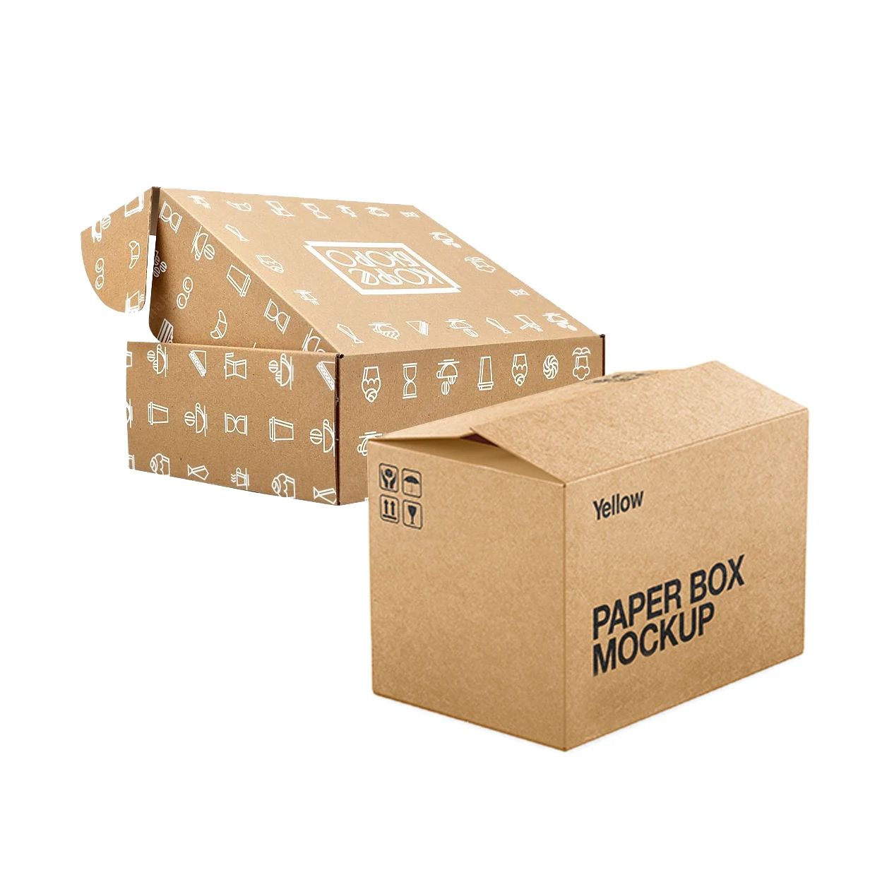 OEM Unique Custom Design Red Mailer Box Die Cut Mailing Box Shipping Corrugated Paper Boxes